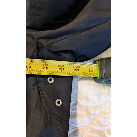 Banana Republic Navy Cotton Button Front Missing Belt Jacket Womens Size XL - Picture 10 of 12
